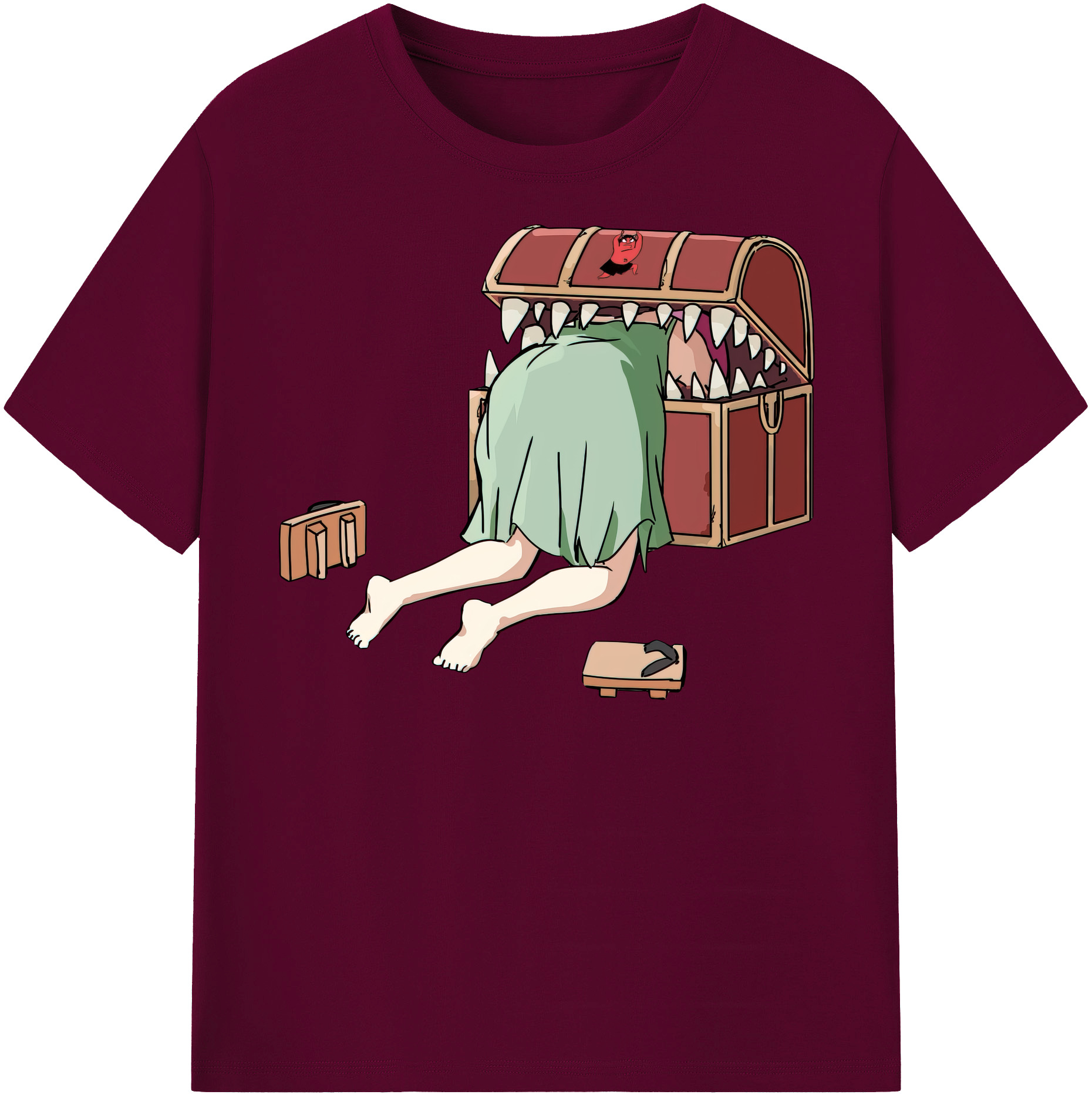 （画像用） 葬送のフリーレン Frieren レディースカジュアルプリントTシャツ（綿100％）